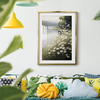 Vintage Floral Print CCXCVII -Framed Print