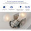 Lampe sur pied 71 po avec lampe de lecture à col-de-cygne réglable, conception à deux douilles, compatible avec une prise intelligente, homologuée ETL