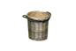 Hand Woven Wicker Laundry Basket with Handles