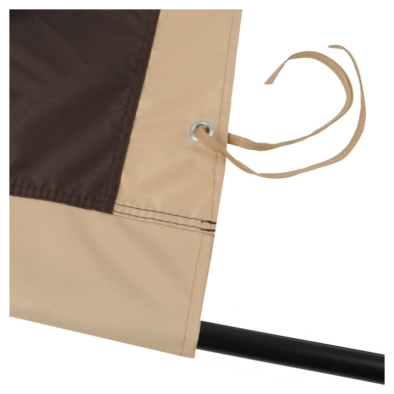 Toit de remplacement et abat-jour de remplacement pour abri de jardin pour abri de jardin extérieur brun résistant aux rayons UV de 12 pi x 9 pi