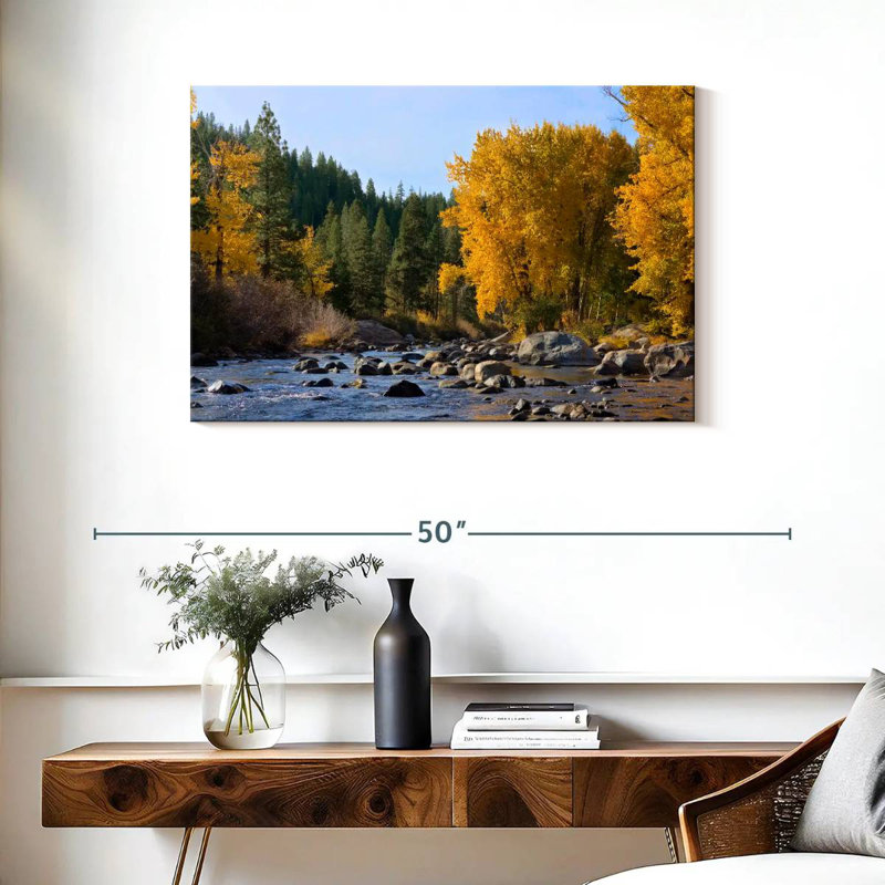 Cottonwoods de Harnek Truckee River, H 24 po x l 36 po