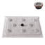 Base de douche 48 po x 30 po en alcôve en acrylique noir brillant avec bonde centrale, bonde incluse-115183088