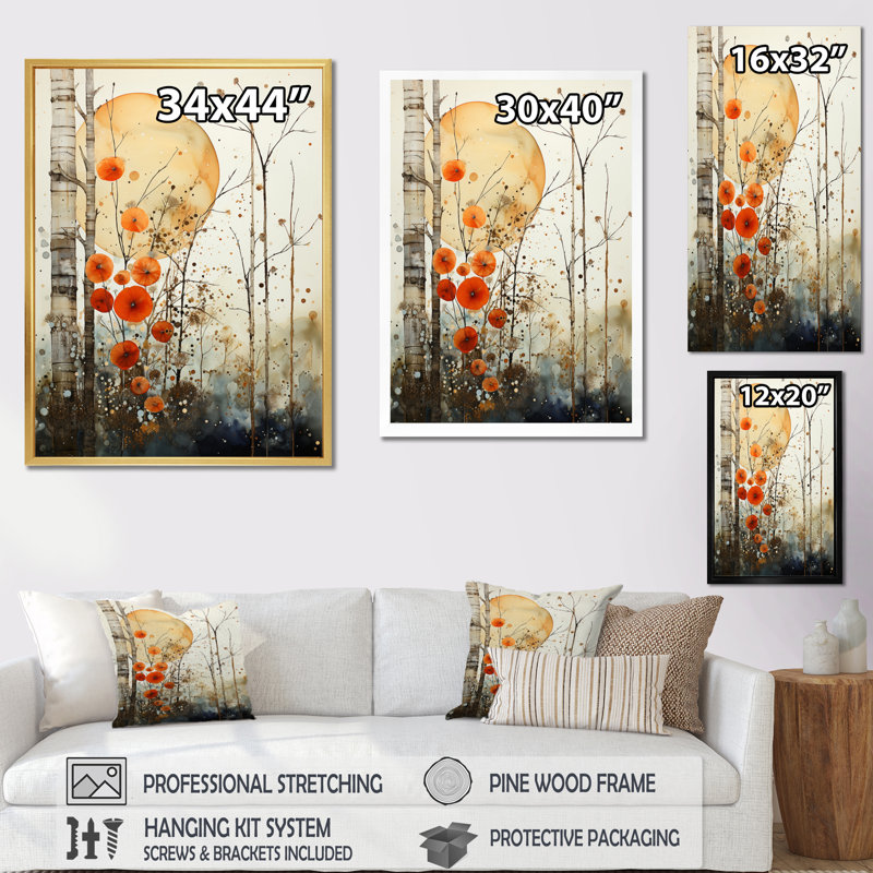 Rustic Reflections sur impression sur toile, H 32 po x l 16 po x P 1 po, Toile tendue