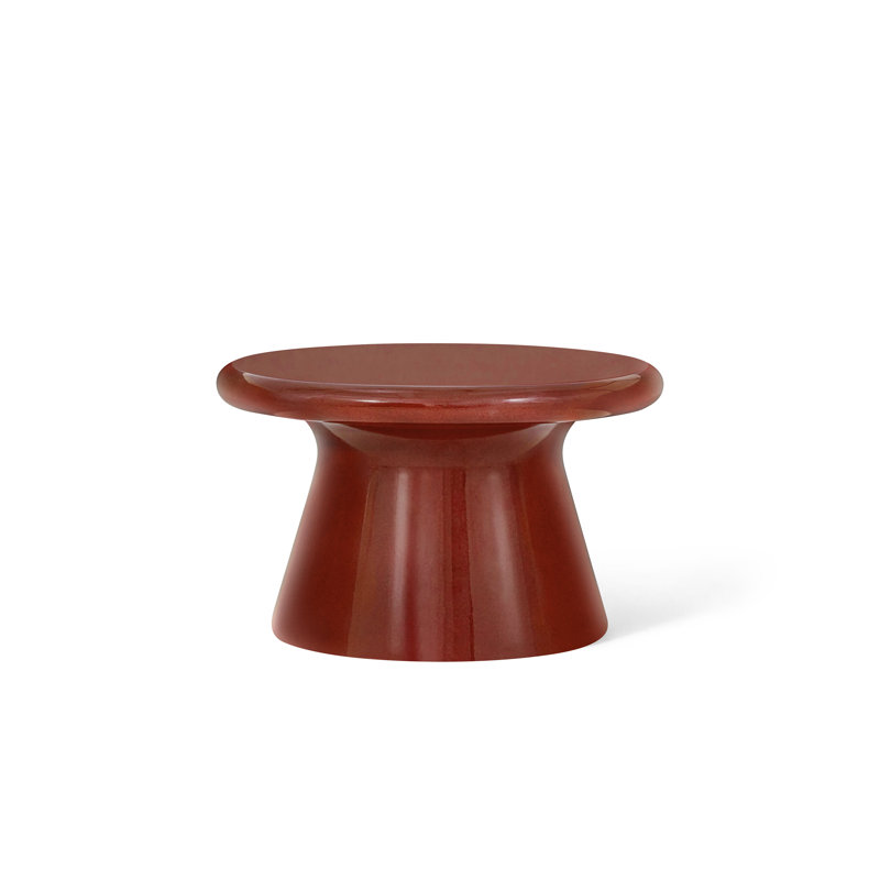 Yahiko Midnight Gloss Coffee Table, Red