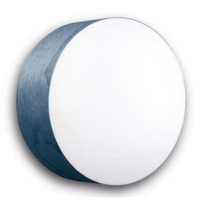 Applique murale et plafond Gea - Moyen - DEL DIMTRIAC - Abat-jour bleu