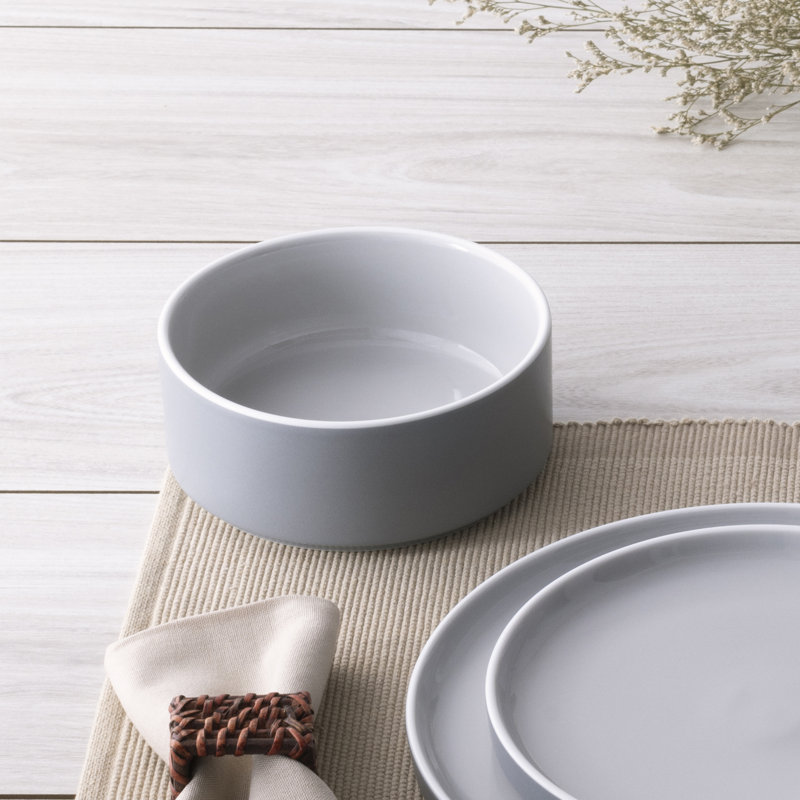 Couvert individuel 4 pièces Noritake ColorTrio Stax, Ardoise