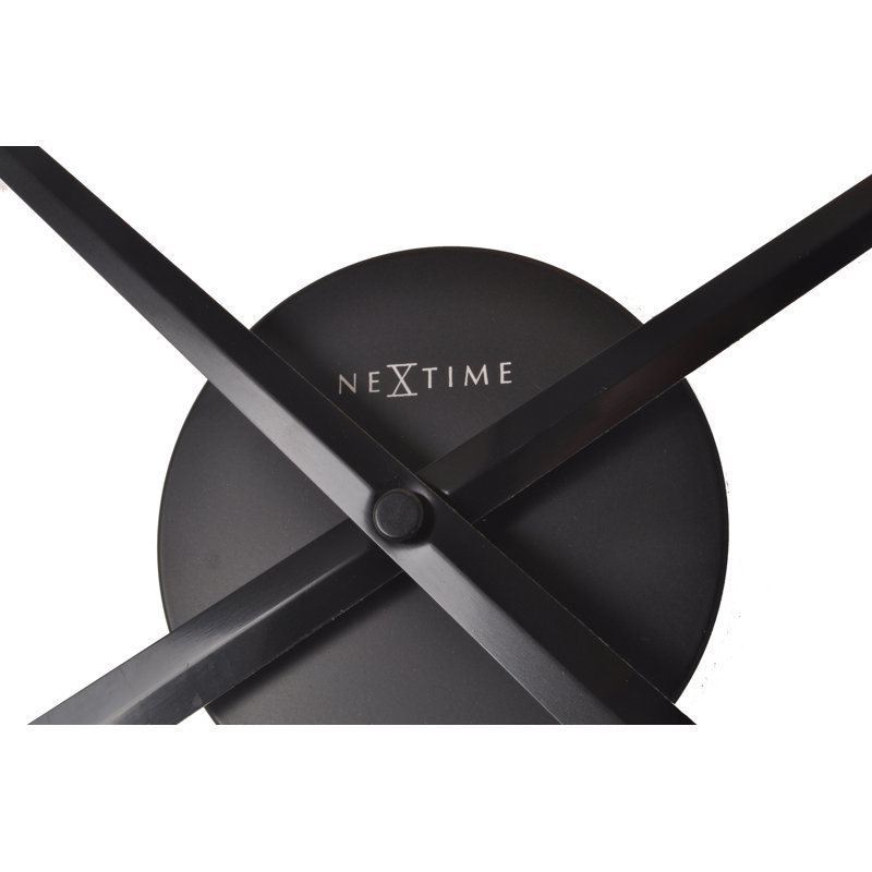 Hands Only Wall Clock, Black, Large (33.5")