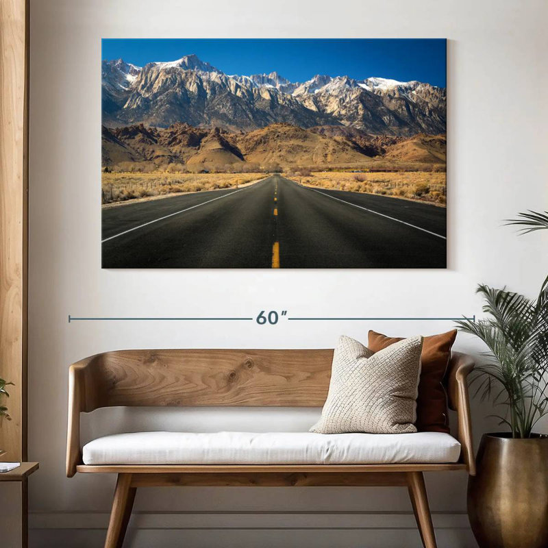 Road To Mt. Whitney, H 34 po x l 51 po