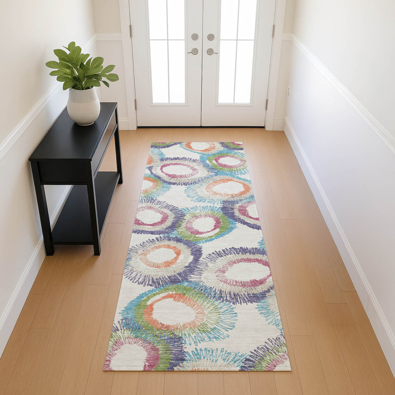 Tapis intérieur / extérieur lavable à la machine Jenning ACN2278, Tapis de couloir 2 pi 3 po x 7 pi 6 po