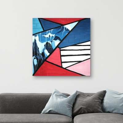 Diagonal unity - 32"x32" art on canvas