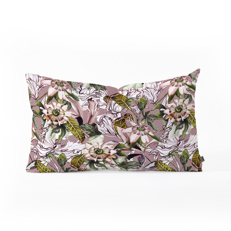 Coussin lombaire à fleurs marta barragan camarasa