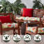 Coussin de chaise de salle à manger d'extérieur Shipton-913388289-913388310