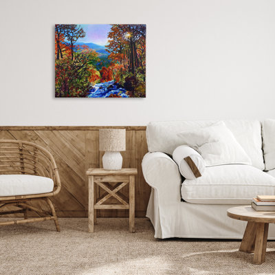 Mountain Top Mosaic Canvas, design by Lee Ann Zirbes