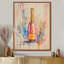 Elegant Champagne Showers II - Champagne, reproduction d'art murale-197516338-197516347