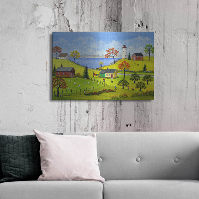 «Bucolique Autumn» par Sharon Mark, art mural en métal