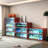 Glass Door Shoe Box Shoe Storage Cabinet For Sneakers With RGB Led Light-128514389