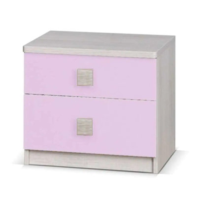 50cm W Manufactured Wood Bedside Table