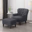 CHAISE CLUB + OTTOMAN