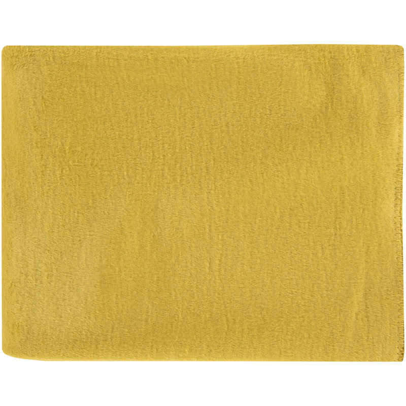 Hand Woven Throw Blanket, Yellow