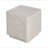 Daphne Outdoor Patio MGO Side Table, Beige Travertine Finish, Set Of 1