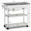 Plateau roulant en acier inoxydable pour chariot de cuisine à bascule Westborough-547502099