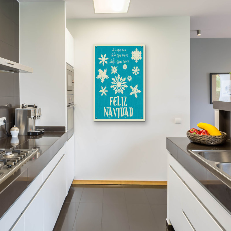  «Snow 2» par Erin Clark, art mural en verre acrylique, 24 po x 36 po, H 36 po x l 24 po x P 0,2 po