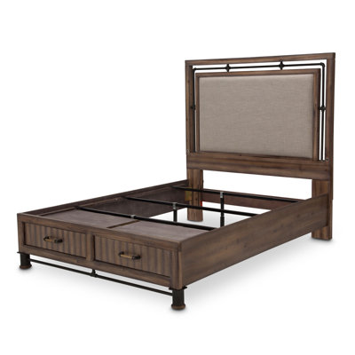 Crossings Upholstered Platform Storage Bed