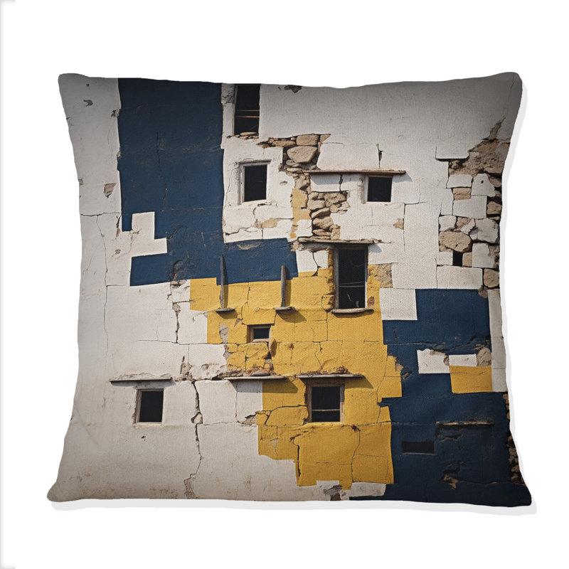 Coussin décoratif imprimé géométrique abstrait