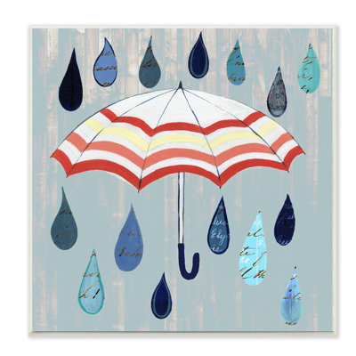 " Umbrella With Rain Drops " by Grace Popp