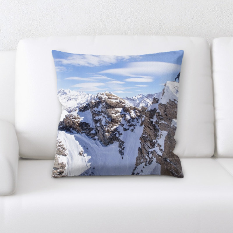 Microsuede Reversible Throw Pillow