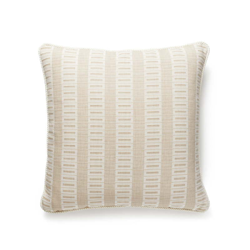 Folklore Square Pillow Cover & Insert, Sand Dollar, 22" H x 22" W