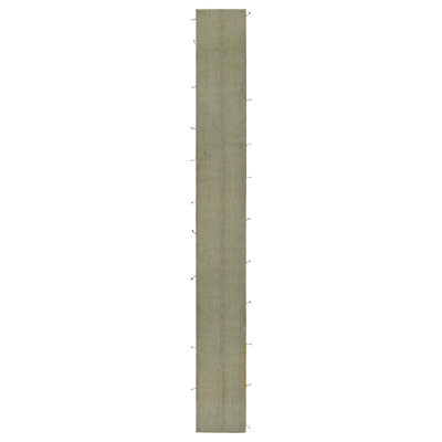 One-of-a-Kind 3' X 27'3" No Runner Wool Area Rug in Brown