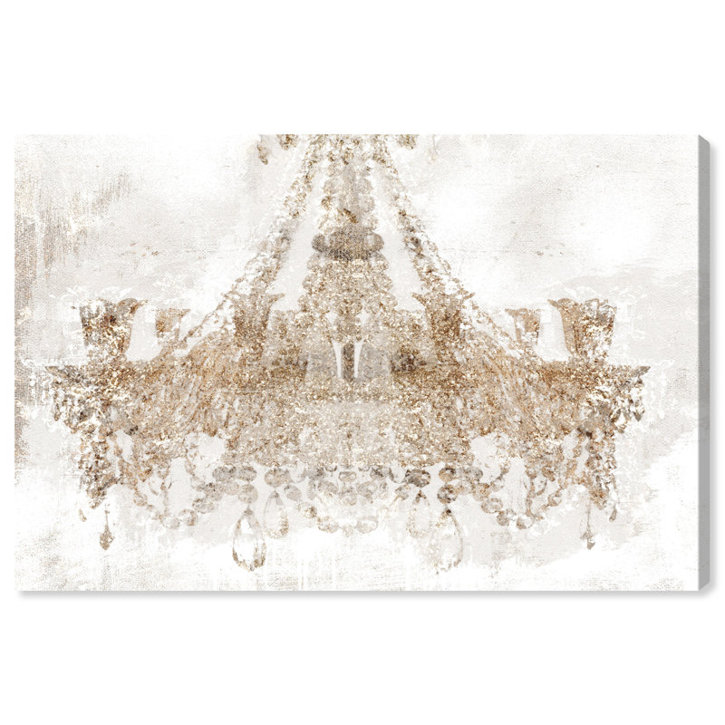 Golden Diamonds - peinture sur toile tendue, H 30 po x l 45 po