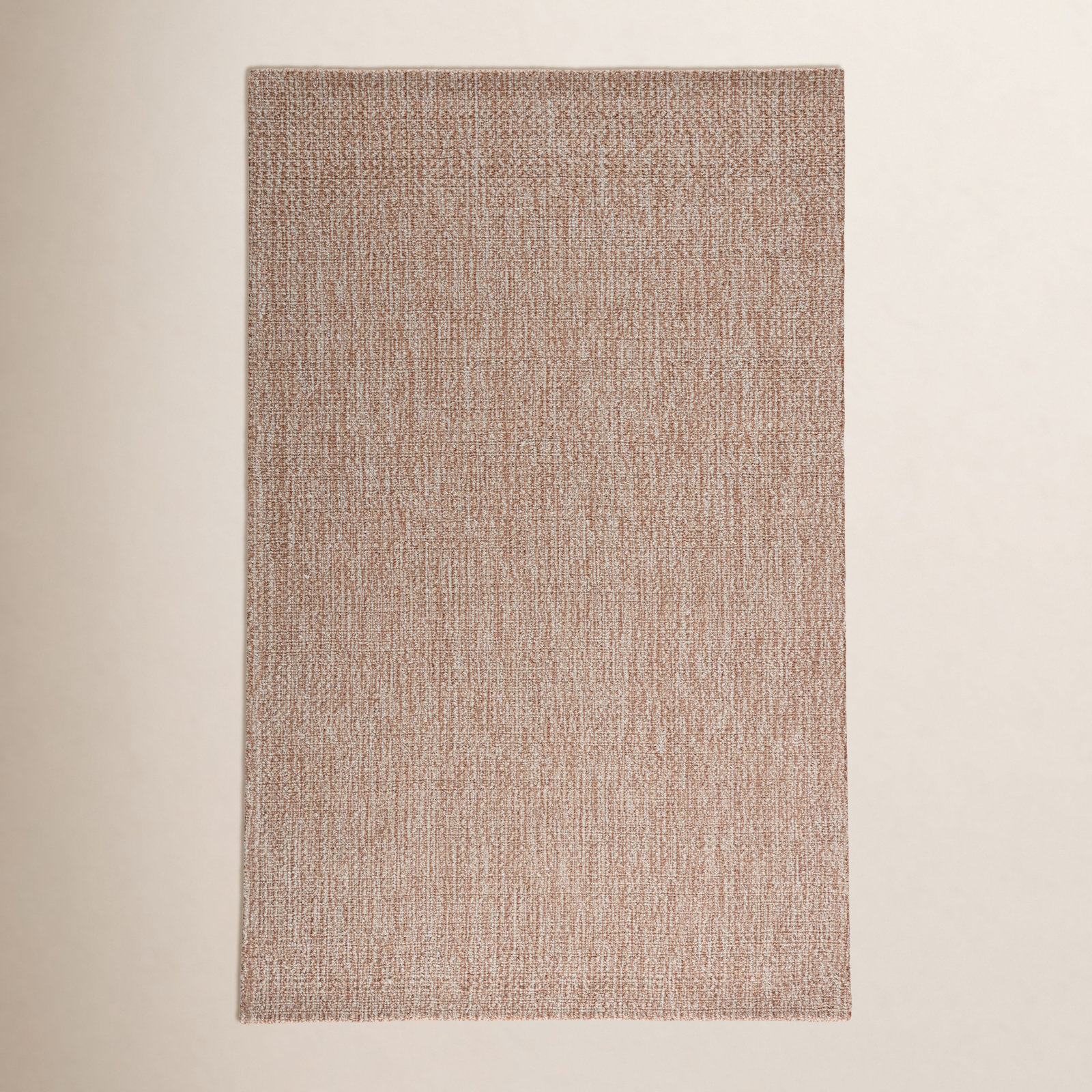 Cullan Tan Hand-Woven Outdoor Rug, Rectangle 5' x 8'