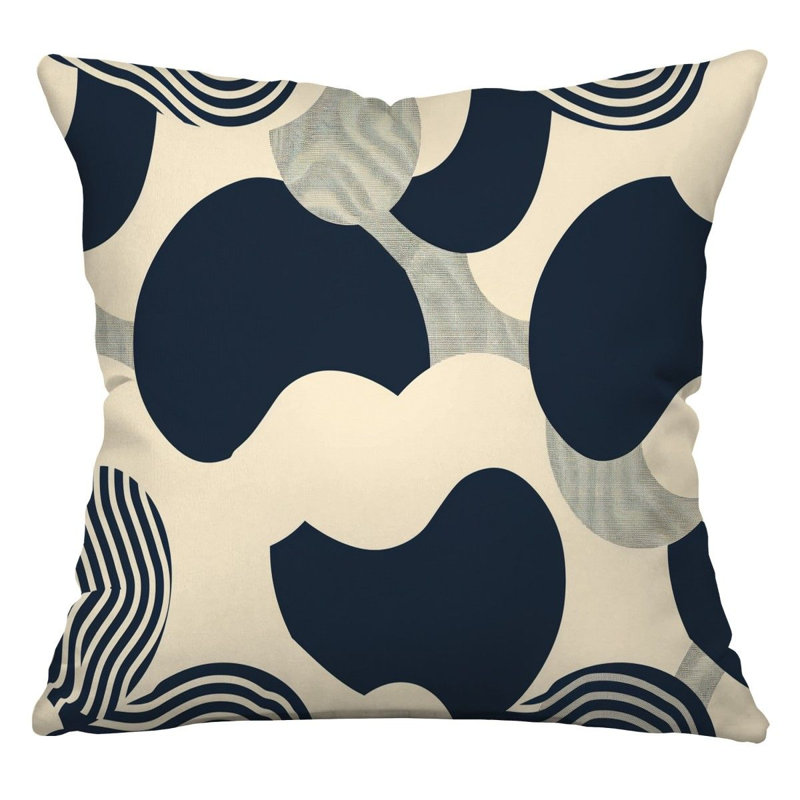 Linen Reversible Throw Pillow, 20"H x 20"W