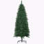 Sapin de Noël artificiel mince non éclairé de 6 pi de hauteur avec branches réalistes