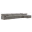 Canapé modulaire rembourré de 6 pièces Asher-126563005-126563007