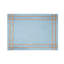 French Home Linen Boulevard Tablecloth - Denim and Terracotta-558376886