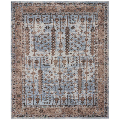 Markiyah Hand Knotted Wool Oriental Area Rug