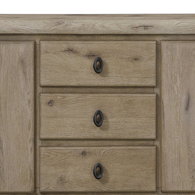 Console 84 po pour grand vestibule de salon en chêne