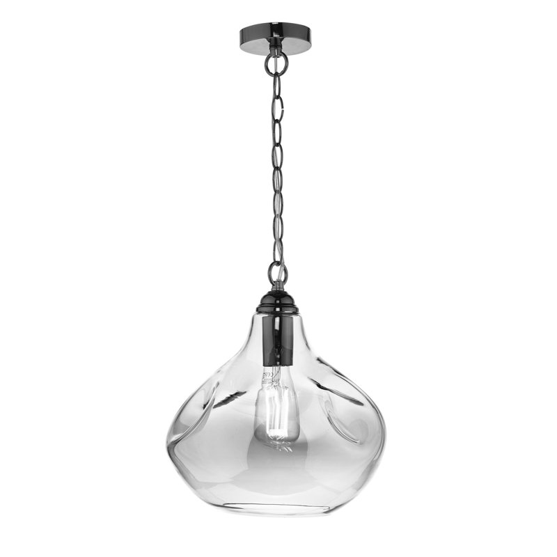 Aneeza 1 - Light Smoked Glass Pendant