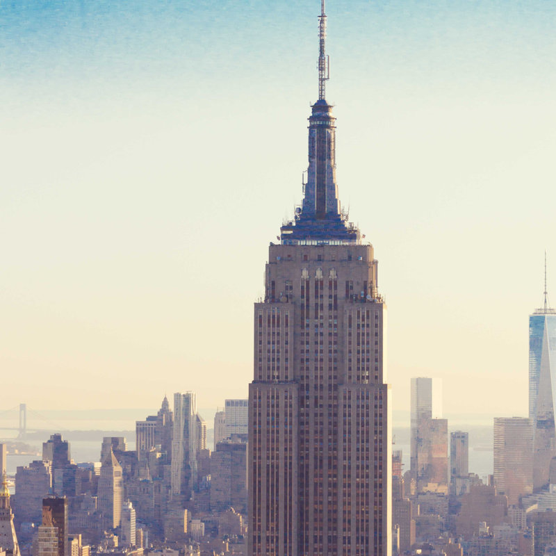 «Empire State Building» par Andreka - photographie sur toile tendue, H 36 po x l 36 po