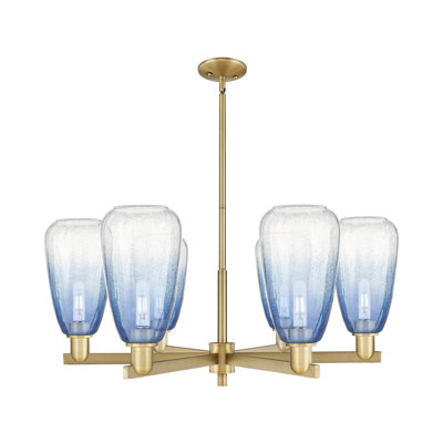 Glossop - 6 Light Stem Hung Chandelier