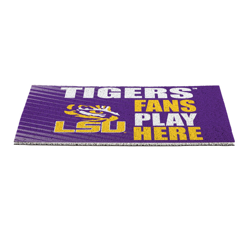 Tapis en PVC pour ventilateur Louisiana State University, 28 po x 16 po