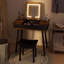 Ensemble coiffeuse et tabouret Dorsi