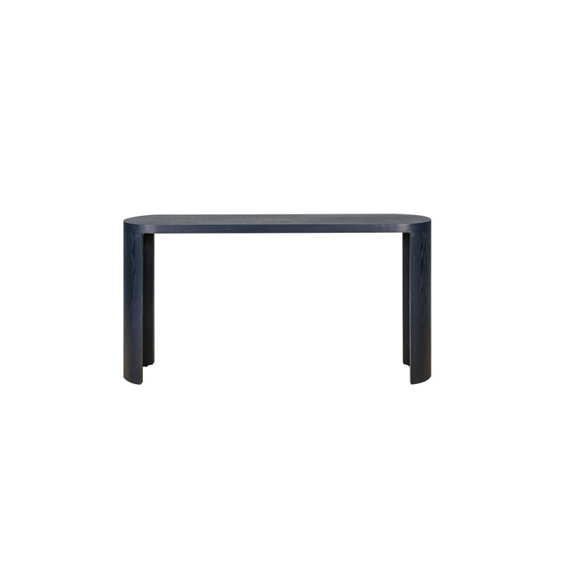 60'' Thick Top Entryway Table, Navy Blue