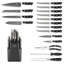 Nanfang Brothers Damascus Steel Knife Block Set
