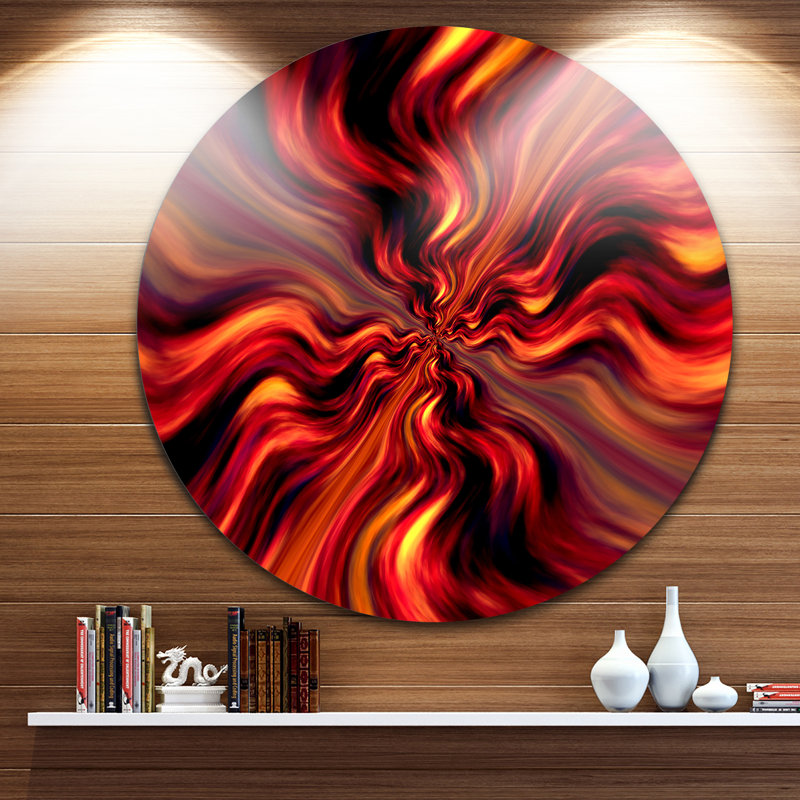 Corwin, «Red Infinity Illustration», impression, H 38 po x l 38 po x P 1 po, Métal