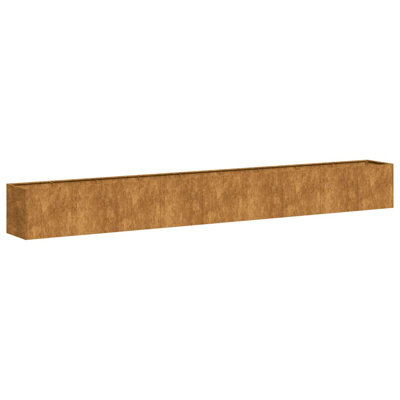 vidaXL Planter Rusty Weathering Steel Large Durable Planter