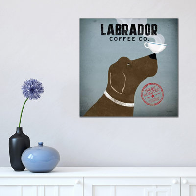 Labrador Coffee Co. by Ryan Fowler - Wrapped Canvas Painting